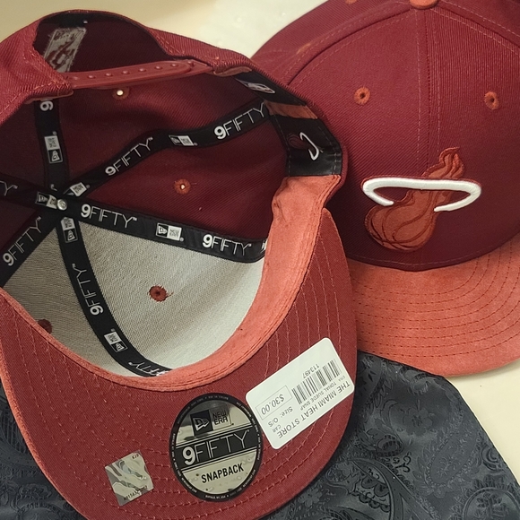 Rare Miami Heat Suede Brim Snapback - Picture 11 of 13